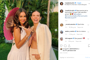Claudia Martin viajó a Tailandia