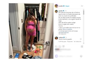 Evaluna reaparece tras caer de la hamaca con su hija Índi en brazos.