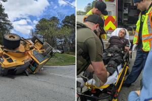 Robó un tractor de su extrabajo y provocó una persecución ‘a baja velocidad’ 