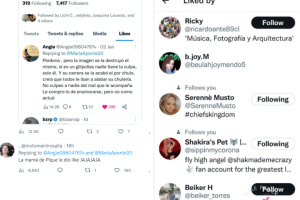 Internautas capturan 'like' de la exsuegra de Shakira.png