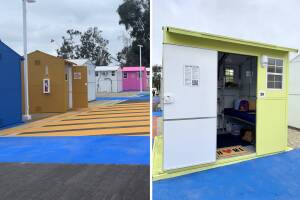 Pequeñas casas para desamparados 
