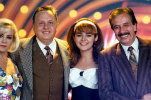 Paco Stanley, Benito Castro, Gaby Ruffo y  Verónica Macías en el programa '¡Llévatelo!'
