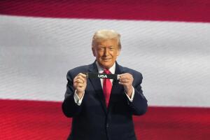 Trump en el sorteo de partidos de la Copa Mundial