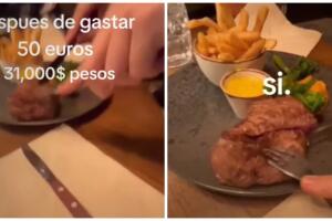 Hombre gasta 55 dólares en carne y no lo disfruta.