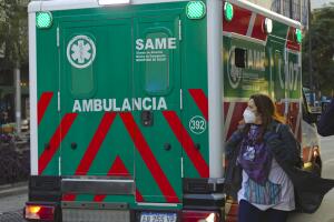 Fire trucks, ambulances and police.