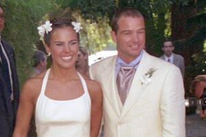 Kate del Castillo y Luis García en su boda.