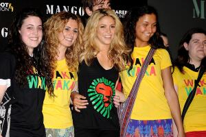 Shakira, Mango and Unicef Present Charity T-Shirts in Madrid