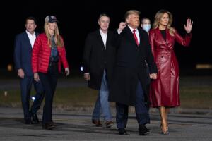 Donald Trump, Melania Trump, Kelly Loeffler, David Perdue