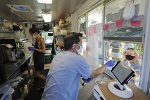 Virus Outbreak Food Trucks Suburbs