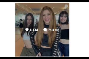 Video Shakira, comentarios y likes