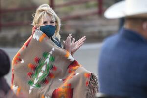 La primera dama Jill Biden durante una visita a Arizona en el 2021. 