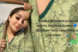 Este fue el mensaje que Daisy Anahy publicó en Instagram tras el parto de su bebé y en él no se refirió en ningún punto a su ex Eduin Caz.  