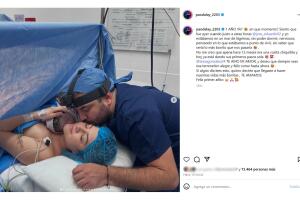 Paola Dalay recordó el nacimiento de su hija.