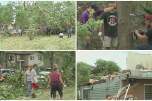 Varias viviendas afectadas en Woodridge tras tornado en Woodridge