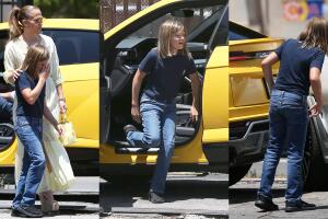 Hijo de Ben Affleck choca Lamborghini: JLo lo consuela y lo toma del brazo