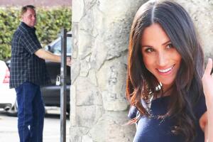 Thomas Markle Jr. y Meghan Markle 