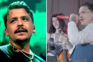 ¿Violinista de Nodal fue despedida?: equipo del esposo de Ángela Aguilar revela qué pasó con ella