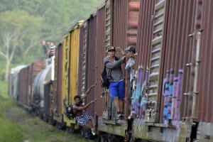 tren de carga La Bestia México