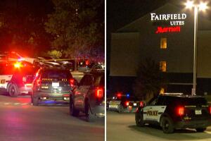 ladrón baleado estacionamiento hotel San Antonio Texas