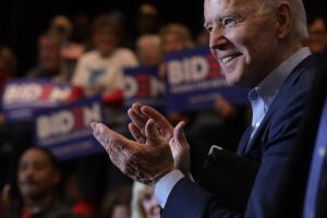Democratic Presidential Candidate Joe Biden Campaigns In Las Vegas Area Of Nevada