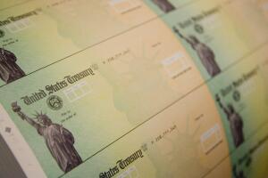 Economic Stimulus Package Tax Rebate Checks Printed