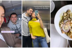 Alejandra Capetillo y su novio Nader en México