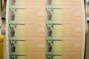 Economic Stimulus Package Tax Rebate Checks Printed