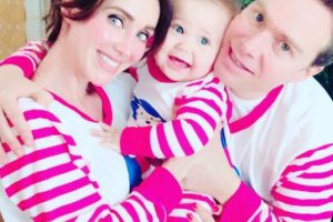 Anahí y su hijo Manuel 