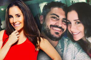 Karyme Lozano y su esposo