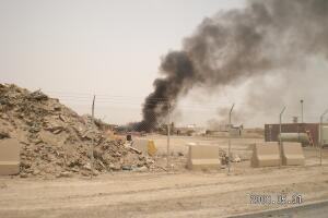 Balad base burn pit, Iraq