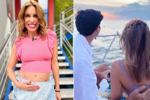 Andrea Escalona presenta al padre de su bebé: esta es su primera foto con él