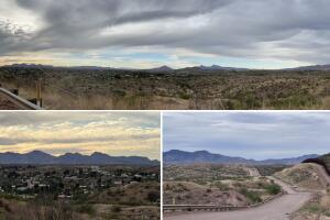 Imágenes de Nogales, Arizona, por donde el 85% de los migrantes que cruzan son hombres solos.