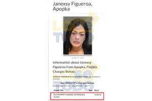 Janexsy Figueroa fue arrestada en Orlando