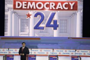 Ron DeSantis en el debate republicano