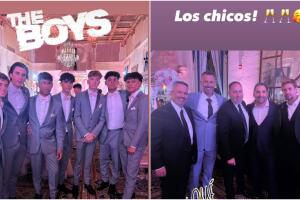 William Levy y su hijo Christopher asistieron a la fiesta de quince años.