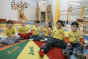 Niños en guardería