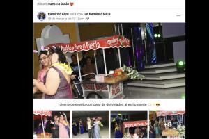 Boda en Tamaulipas, México, se hace viral por dar tacos rojos en la parte final de la fiesta.