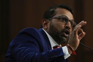 El director del FBI, Kash Patel, habla ante el Comité Judicial del Senado en su primera audiencia de supervisión, el martes 16 de septiembre de 2025, en el Capitolio de Washington. 