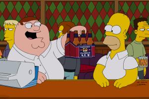 Imagen de Peter Griffin y Homero Simpson