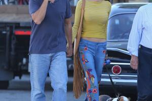 George Clooney, su esposa y su perro