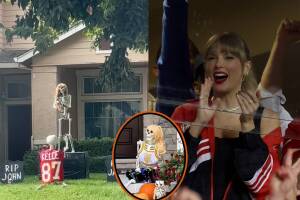 Decoración de Halloween inspirada en Taylor Swift se vuelve viral.