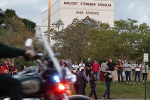 Students Return To Class For First Time After Mass Shooting At Florida School