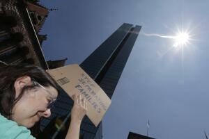 Protesta por venta de camas