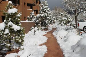 Sedona, un pequeño pueblo al norte de Arizona que se viste de blanco