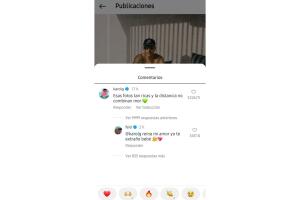 Karol G y Feid intercambian afectivos mensajes.
