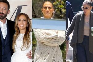 JLo y Ben Affleck visitan ahora una casa en construcción mientras ella luce un cardigan de 2,700 dólares