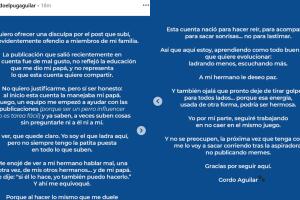 'El Gordo' Aguilar se disculpó tras la aparente 'burla' hacia Emiliano Aguilar y que apareció en la cuenta de la mascota. 