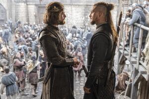 Timothy Innes as King Edward and Alexander Dreymon as Uhtred