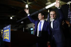Democratic Presidential Candidate Pete Buttigieg Holds Nevada Caucus Event In Las Vegas