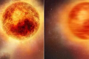 Estallido de Betelgeuse captado por Hubble